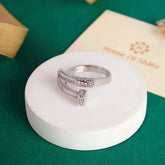 Juliana Diamond Ring Silver-Free Size